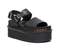 Voss Quad Platform Sandal - Women's Black view