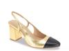 Darrin Pump Gold Metallic/Black Synthetic view