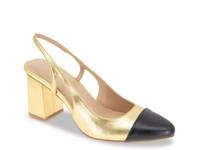 Darrin Pump Gold Metallic/Black Synthetic view