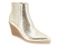 Jacksin Wedge Bootie Gold Metallic view