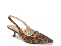 Kami Pump Dark Brown Leopard Print view