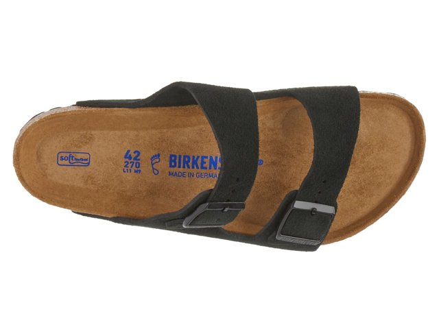 Birkenstock Arizona Desert Buck Slide Sandal - Men's - Free