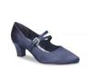 Meryl Mary Jane Pump Navy view
