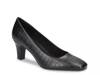 Poet Pump Black Croc Print view