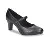 Zest Mary Jane Pump Black Croc Print Synthetic view