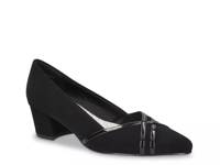 Lotus Pump Black Fabric view