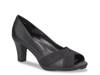 Lavish Platform Pump Black Satin view