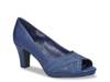 Lavish Platform Pump Navy Combo view