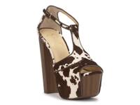 Dany Platform Sandal Dark Brown view