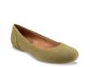 Sonoma Ballet Flat Olive Green Suede view