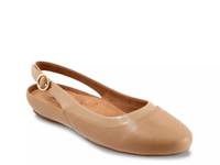 Sheffield Flat Beige Leather view