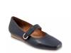 Valdivia Mary Jane Flat Navy Leather view