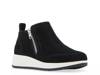 Ellorie Wedge Sneaker Black Suede view