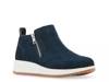 Ellorie Wedge Sneaker Navy Suede view