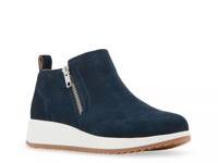 Ellorie Wedge Sneaker Navy Suede view