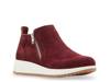 Ellorie Wedge Sneaker Wine Suede view