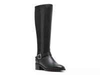 Sylvia Wide Calf Boot Black view