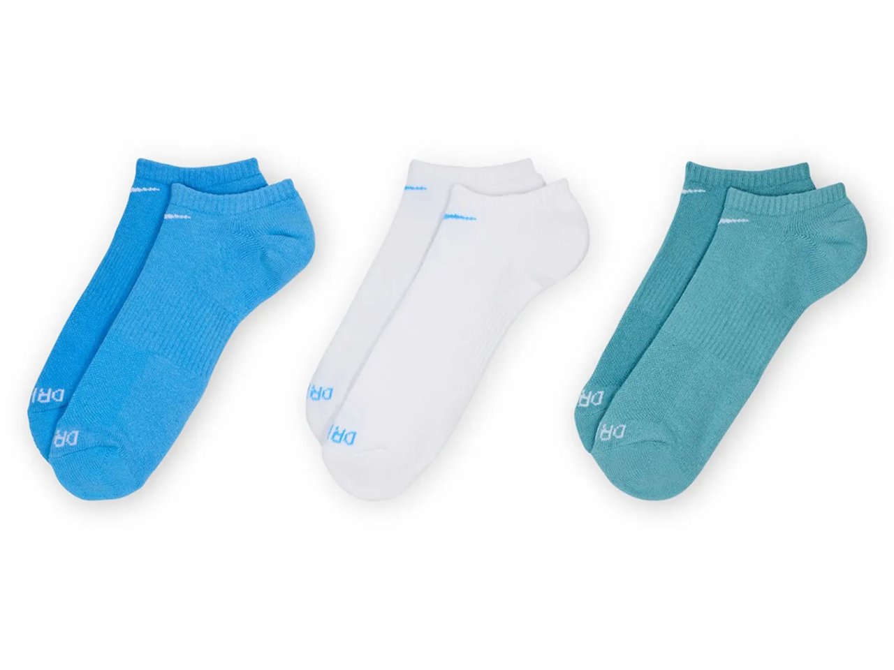 Everyday Plush Cushion Women's No Show Socks - 3 Pack