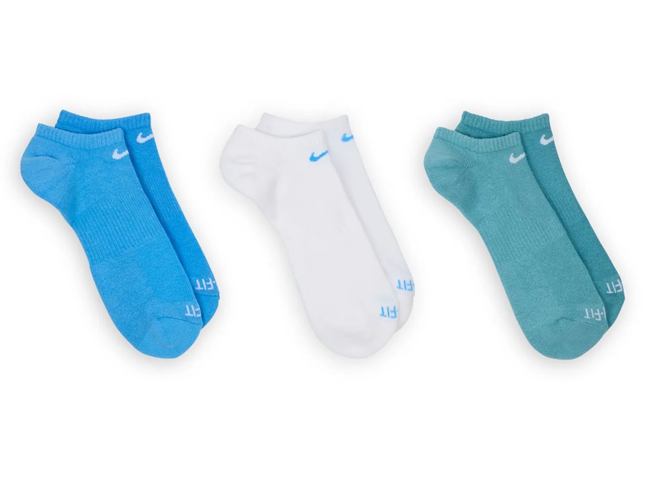 Everyday Plush Cushion Women's No Show Socks - 3 Pack