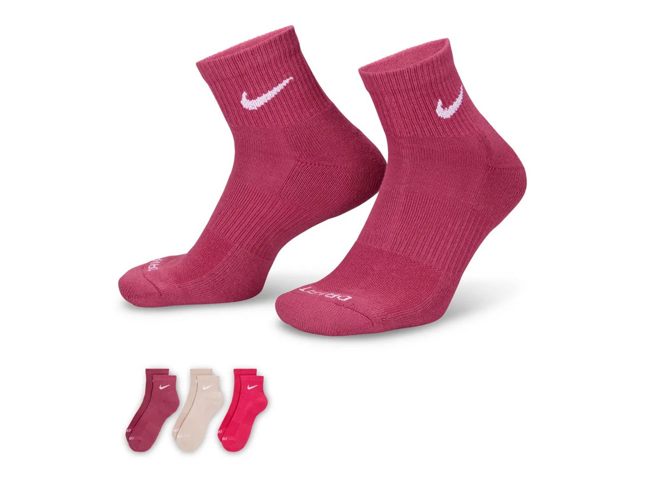 Everday Plus Cushion Women's Ankle Socks - 3 Pack