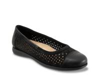 Delmara Ballet Flat Black Perforated view