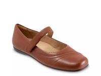 Sherese Mary Jane Flat Brown Leather view
