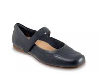 Sherese Mary Jane Flat Navy Leather view