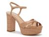 Keefa Platform Sandal Beige Croc Print view
