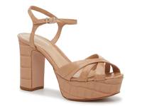 Keefa Platform Sandal Beige Croc Print view