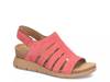 Scottie Wedge Sandal Rose Red view