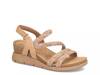 Silvia Wedge Sandal Caramel/Multicolor view