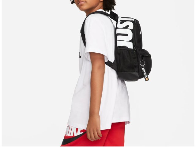 Nike Argos Mini Backpack Nike Just Do It Lettering Mini Backpack (6091)  Kids Kindergarten Bag Sack