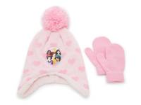 Disney Princess Kids' Beanie & Mitten Set - 2 Pack Light Pink view