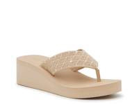 Talor Wedge Sandal Beige view