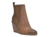 Wilano Wedge Bootie Caramel Brown view