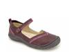 Raven Mary Jane Flat Merlot Shimmer view