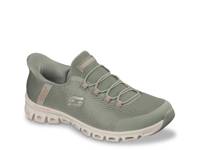 Hands Free Slip-Ins: Glide Step Sole Sneaker - Women's Olive Green view