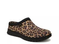Stellar Clog Black Cheetah Print view