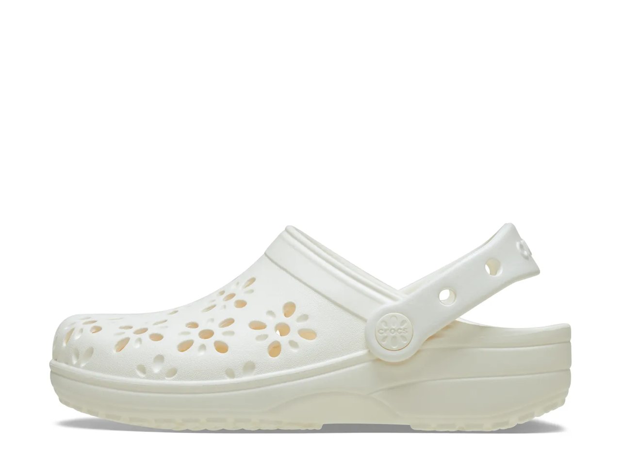 Floral Cut Out Clog - Women's