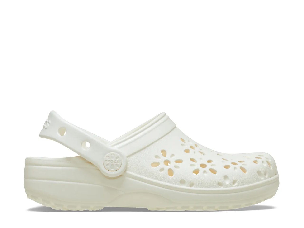 Floral Cut Out Clog - Women's