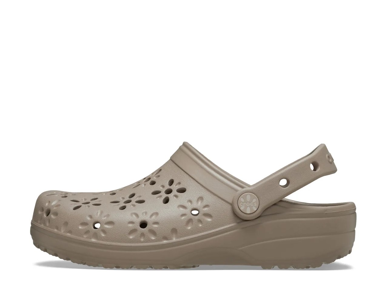 Floral Cut Out Clog - Women's