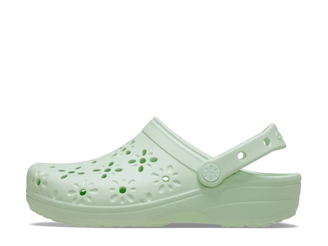 Floral Cut Out Clog - Women's