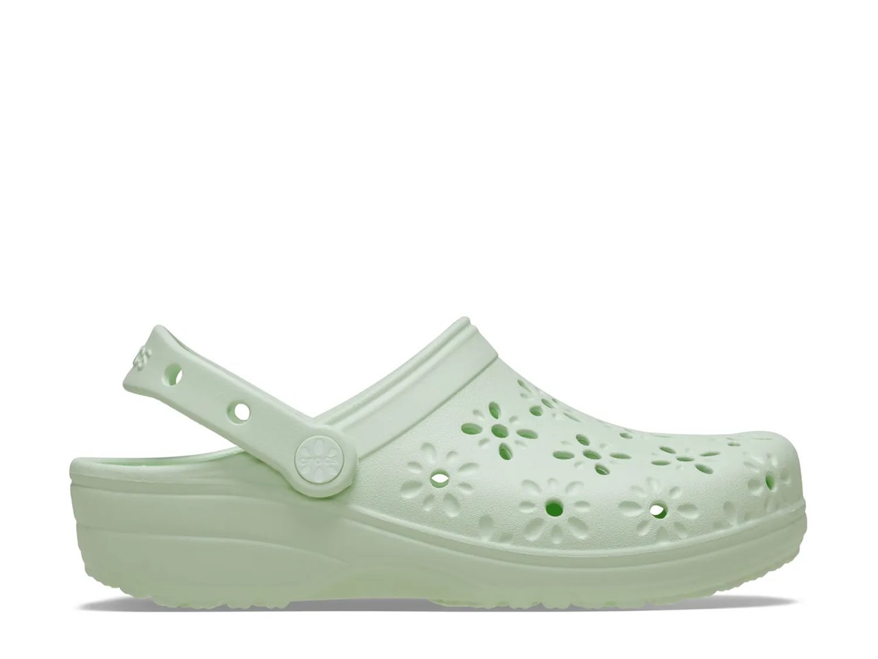 Floral Cut Out Clog - Women's