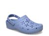 Floral Cut Out Clog - Women's Light Blue view