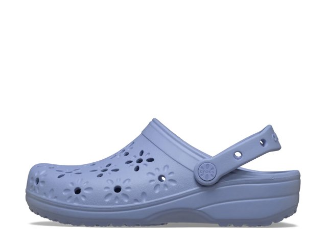 Floral Cut Out Clog - Women's