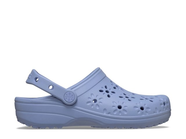 Floral Cut Out Clog - Women's