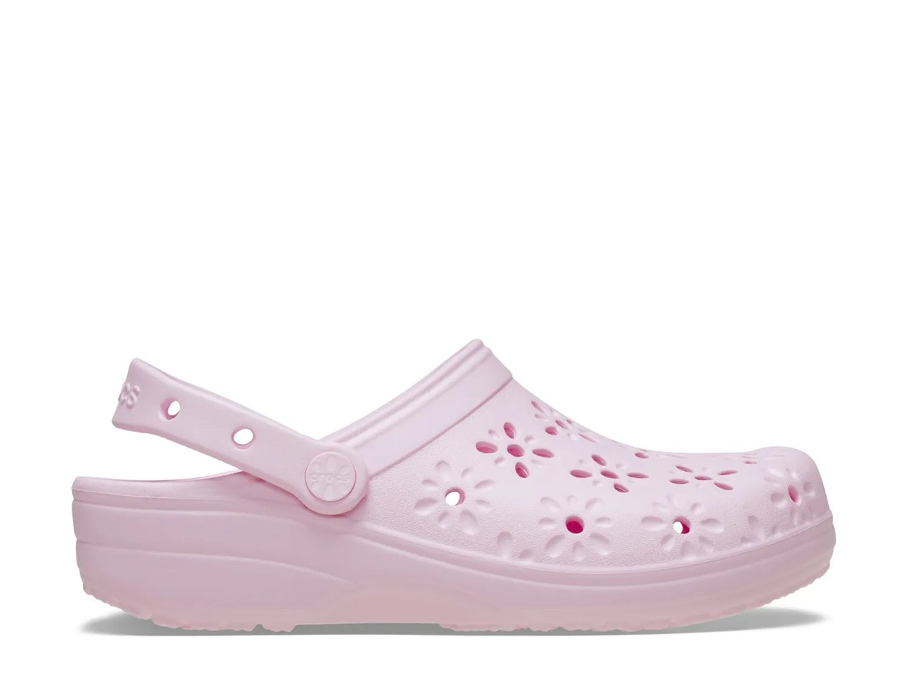 Floral Cut Out Clog - Women's