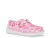 Wendy Kiss Slip-On - Women's White/Pink Lipstick Print view