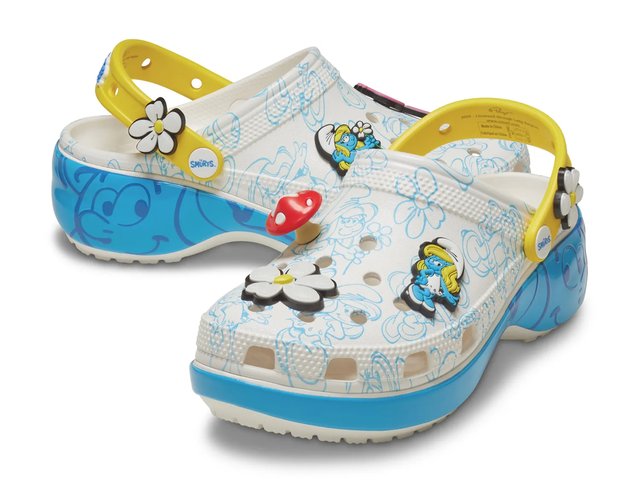 CROCS Adults SMURFS CLASSIC CLOG SHOE MENS Size 11 Crocs Adults main image 4