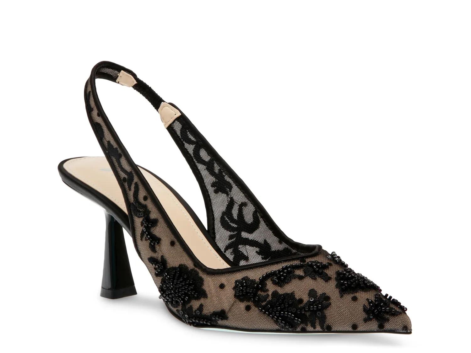 Betsey Johnson Cosmo Pump | Women's | Black | Size 6 | Pumps | Slingback